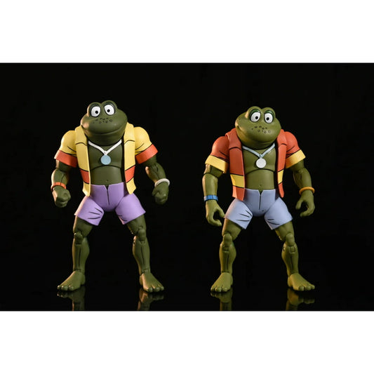 NECA TMNT Cartoon Napoleon & Atilla Frog Figure 2-Pack