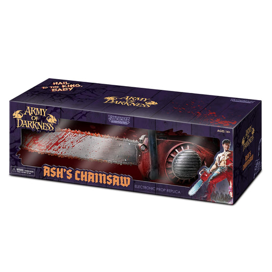 Pre-order October 2024 Evil Dead: Army Of Darkness Ash Chainsaw Prop Replica