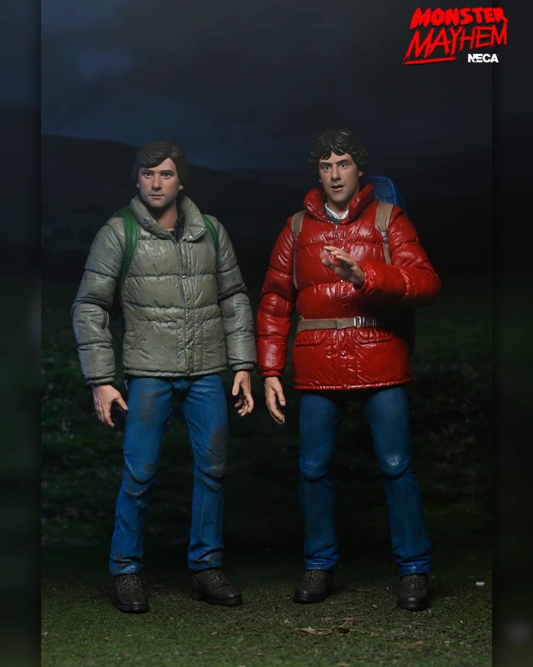 An American Werewolf in London: Jack and David (2 Pack) - 7" Scale Figures