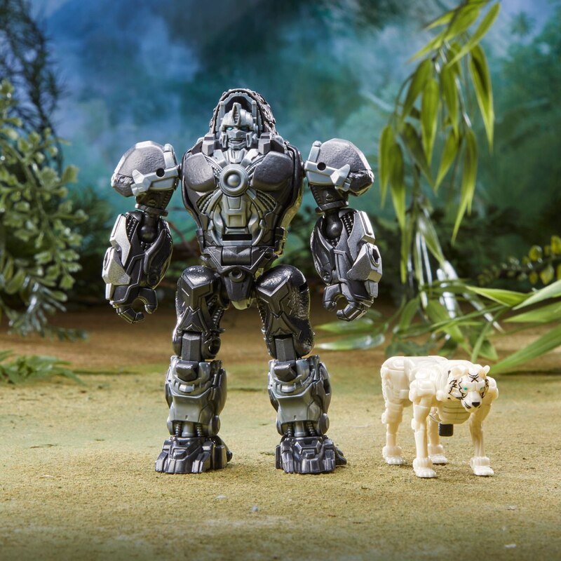 Transformers: Rise of the Beasts - Beast Weaponisers Optimus Primal & Arrowstripe Figures