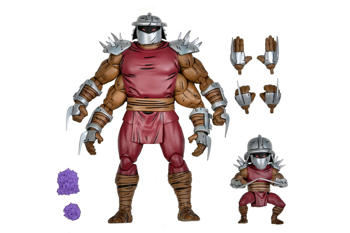Pre-order June/July 2023 NECA Teenage Mutant Ninja Turtles Shredder Clone & Mini Shredder Mirage Comics