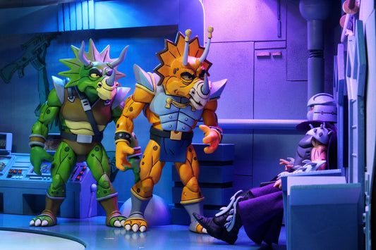 NECA TMNT Cartoon Captain Zarax and Zork Action Figure 2-Pack