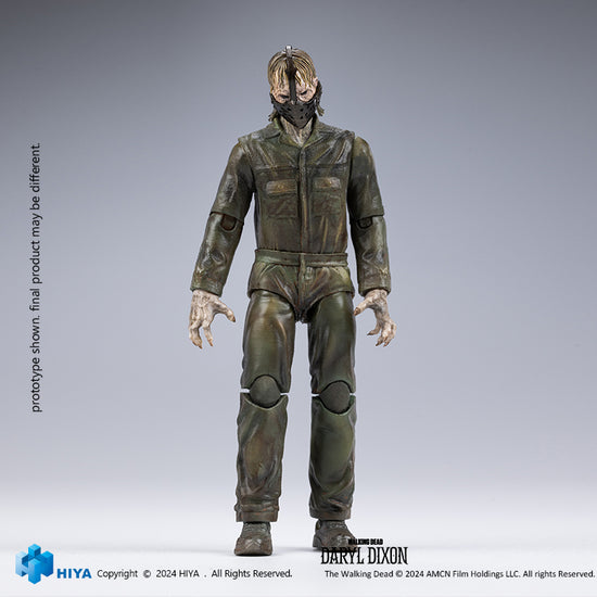 Pre-order August (End) 2025 The Walking Dead Exquisite Mini Action Figure 1/18 Daryl Dixon Dark Eyes Walker 11 cm