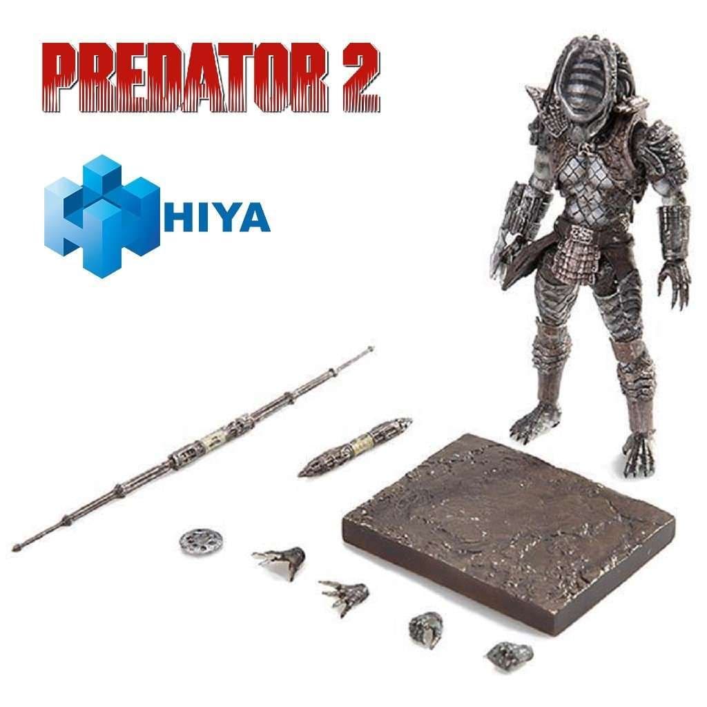 PREDATOR 2 WARRIOR PREDATOR 1:18 PREVIEWS EXCLUSIVE ACTION FIGURE FROM HIYA TOYS