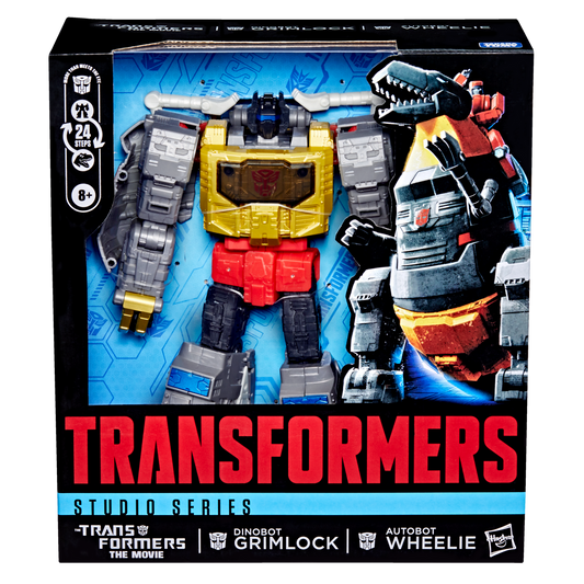 Transformers Studio Series: The Movie Dinobot Grimlock and Autobot Wheelie