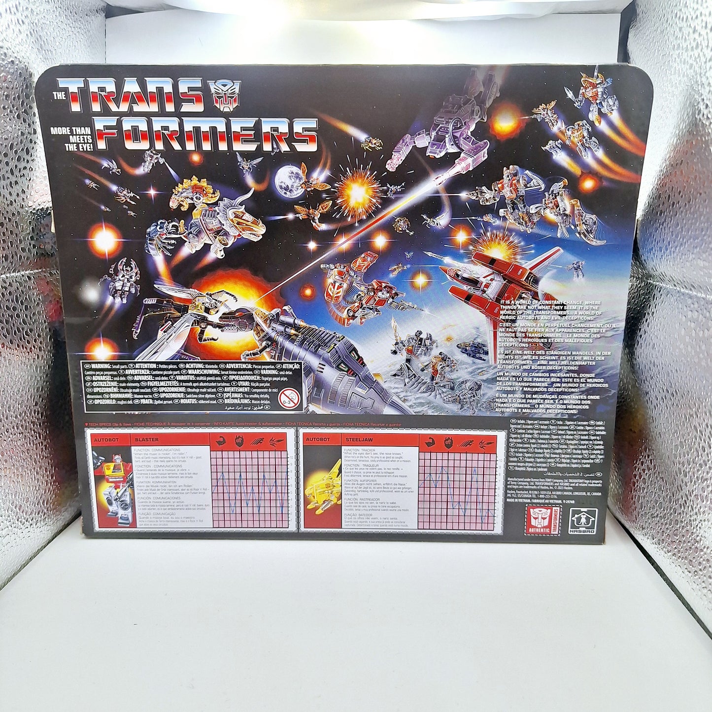 Transformers Blaster & Steeljaw 40th Anniversary
