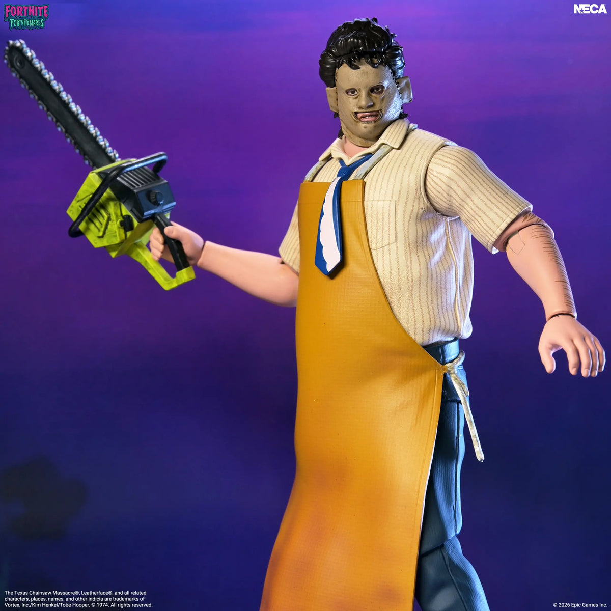NECA Fortnite X Texas Chainsaw Massacre – Fortnitemares Leatherface 7″ Scale Action Figure