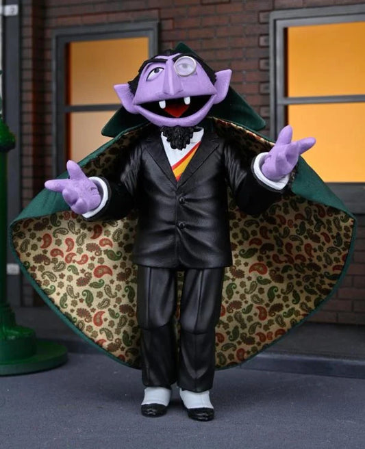 NECA Sesame Street Ultimate Count Von Count Action Figure
