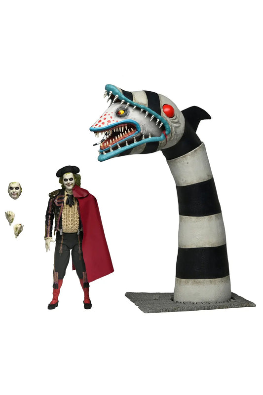 NECA Beetlejuice Matador and Sandworm Ultimate 7″ Scale Action Figure 2 Pack