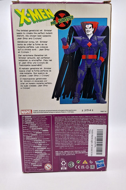 Marvel Legends VHS Mr Sinister