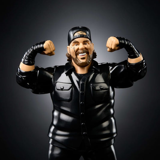 LJN WWE Superstars Jelly Roll Action Figure (Blue Card)