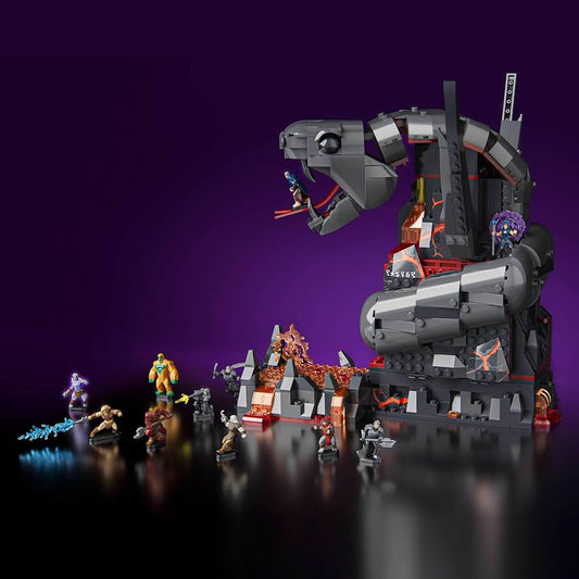 Masters of the Universe Mattel Brick Shop Construction Set Snake Mountain