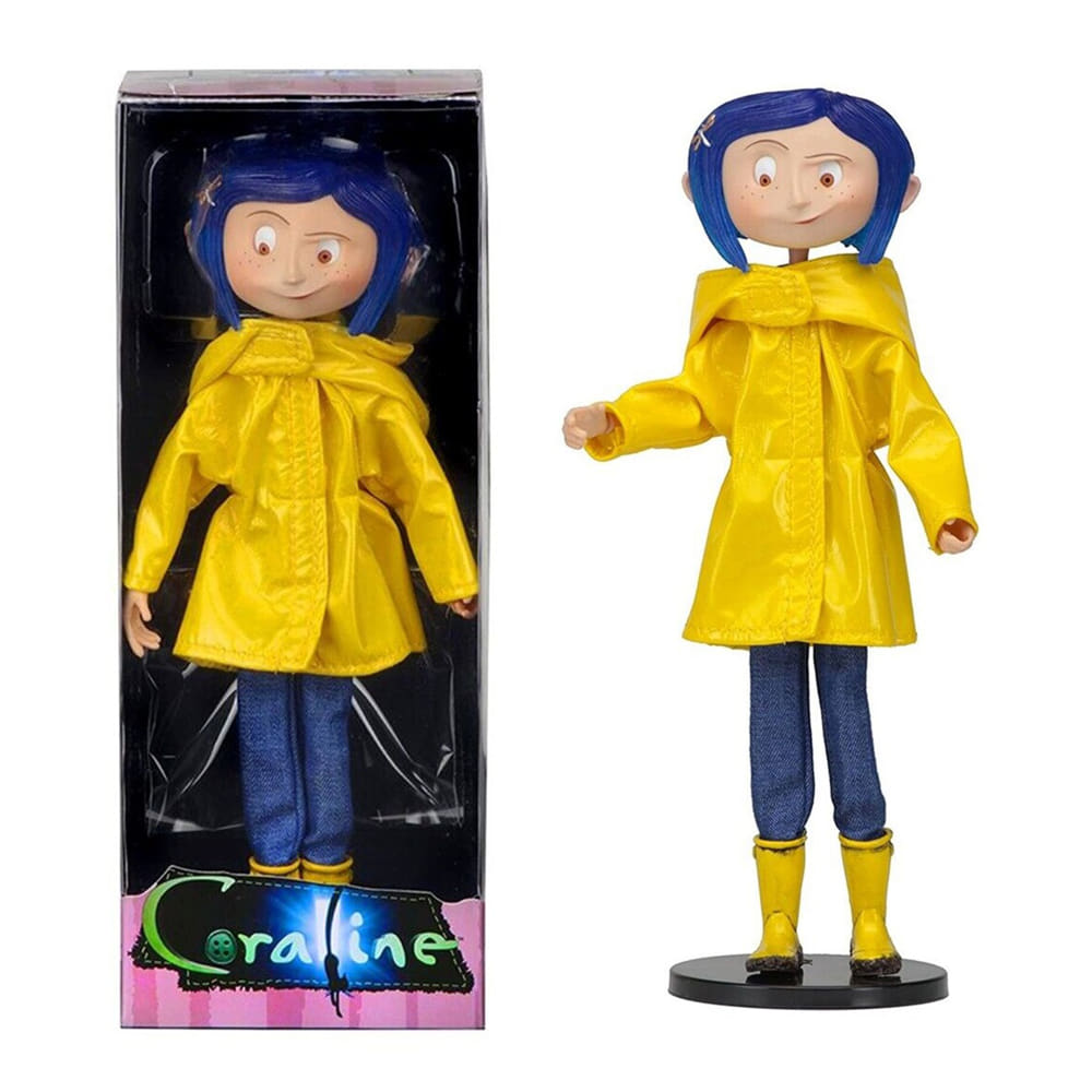 NECA Coraline in Rain Coat 7 Inch Bendy Fashion Doll