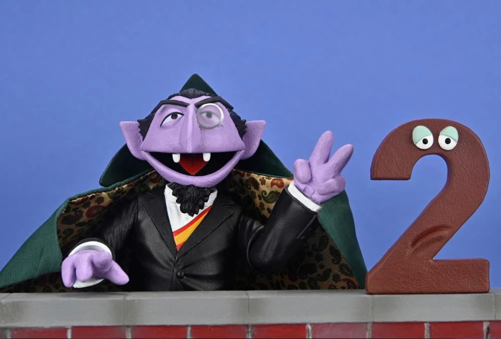 NECA Sesame Street Ultimate Count Von Count Action Figure