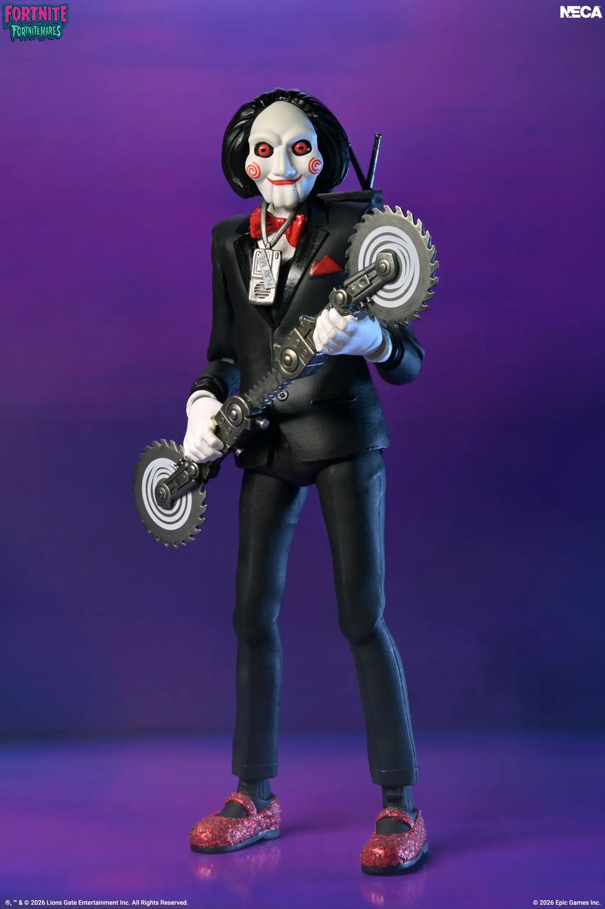 NECA Fortnite X Saw – Fortnitemares Billy the Puppet 7″ Scale Action Figure