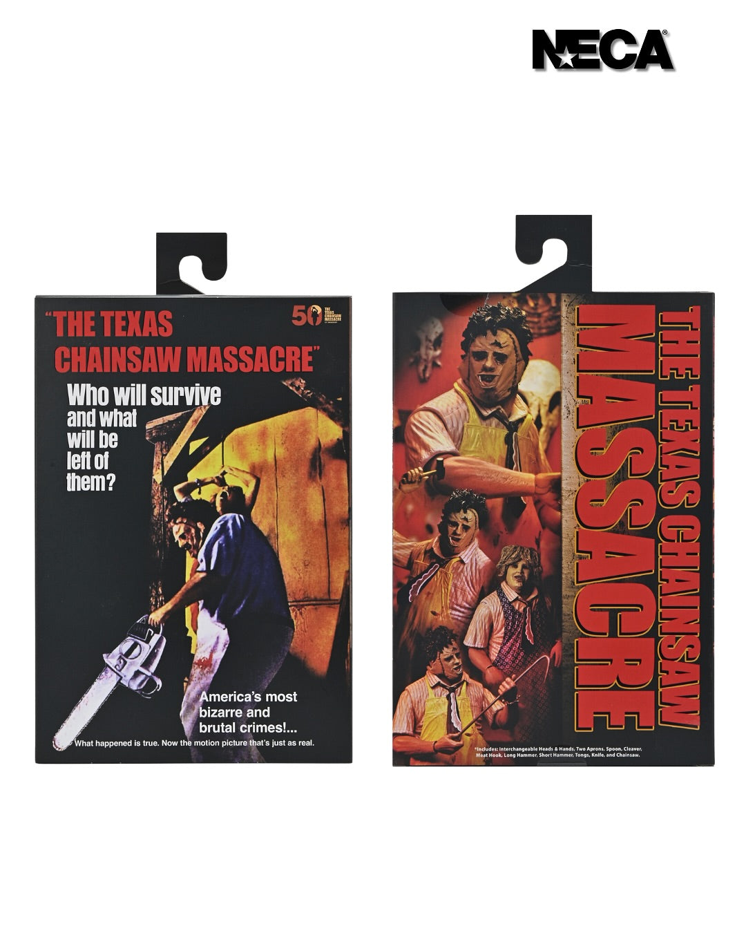 NECA Texas Chainsaw Massacre – Leatherface 50th Anniversary 7″ Ultimate Action Figure