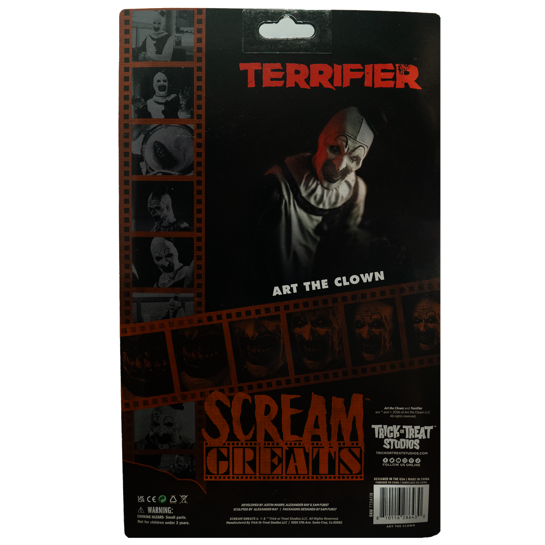 Scream Greats Terrifier β Art the Clown 8β³ Scale Action Figure