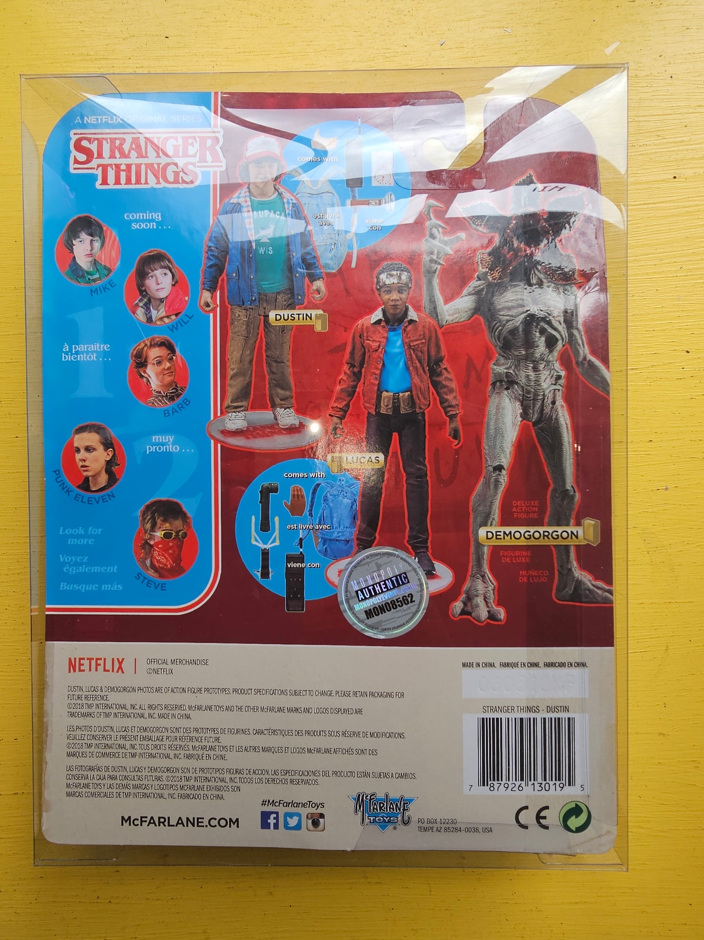 Mcfarlane Signed Dustin Figure