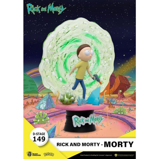 Rick and Morty - Morty D-Stage 6" PVC Diorama Statue