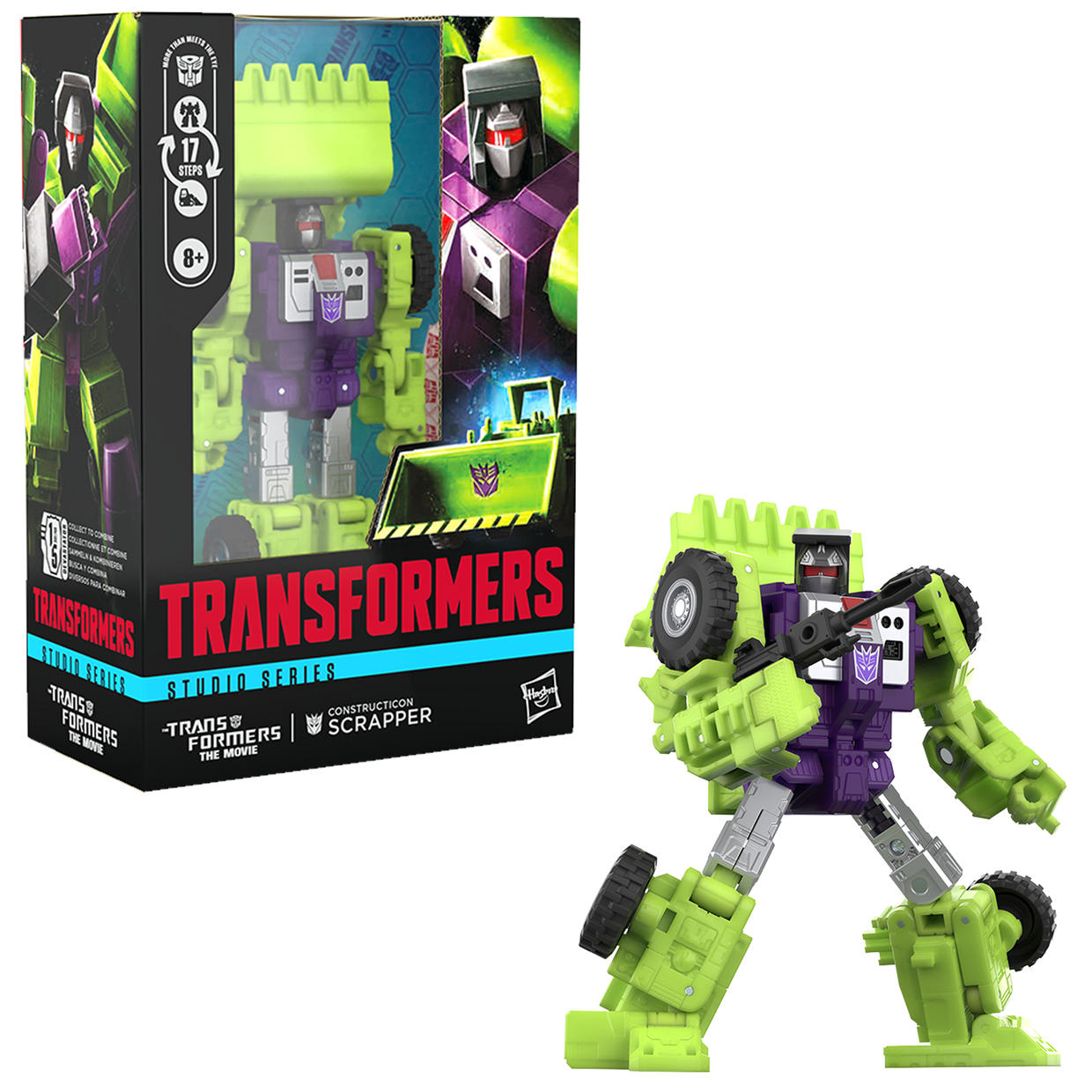 Transformers Studio Series Voyager Class Transformers: The Movie Constructicon Scrapper