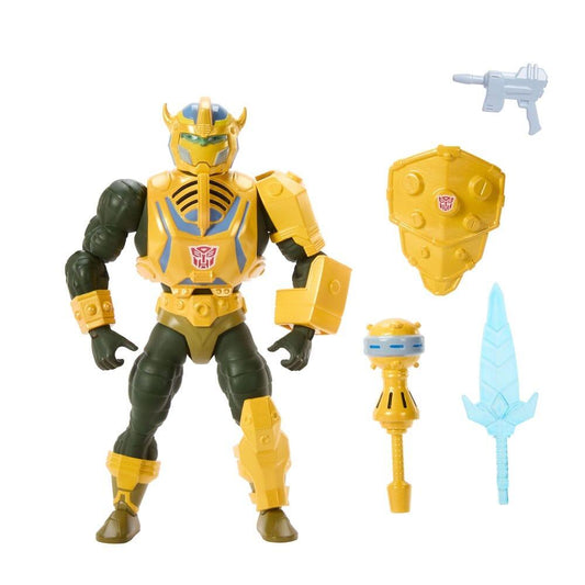 Masters Of The Universe Origins X Transformers Action Figure - Bumblebee Armor Man-At-Arms