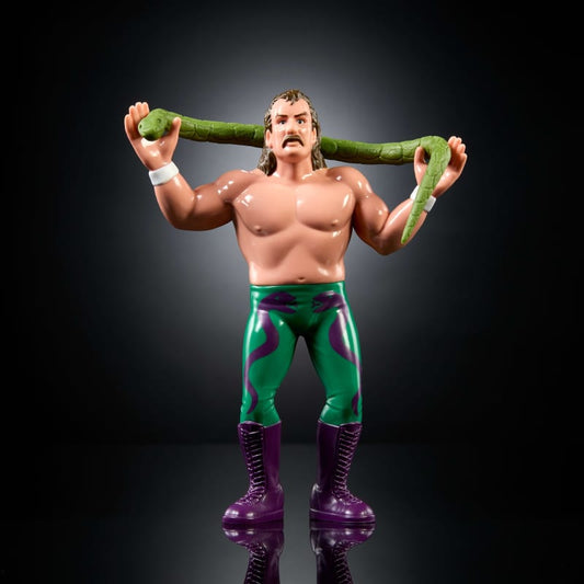 LJN WWE Superstars Jake “The Snake” Roberts Action Figure (Black Card Chase Variant)