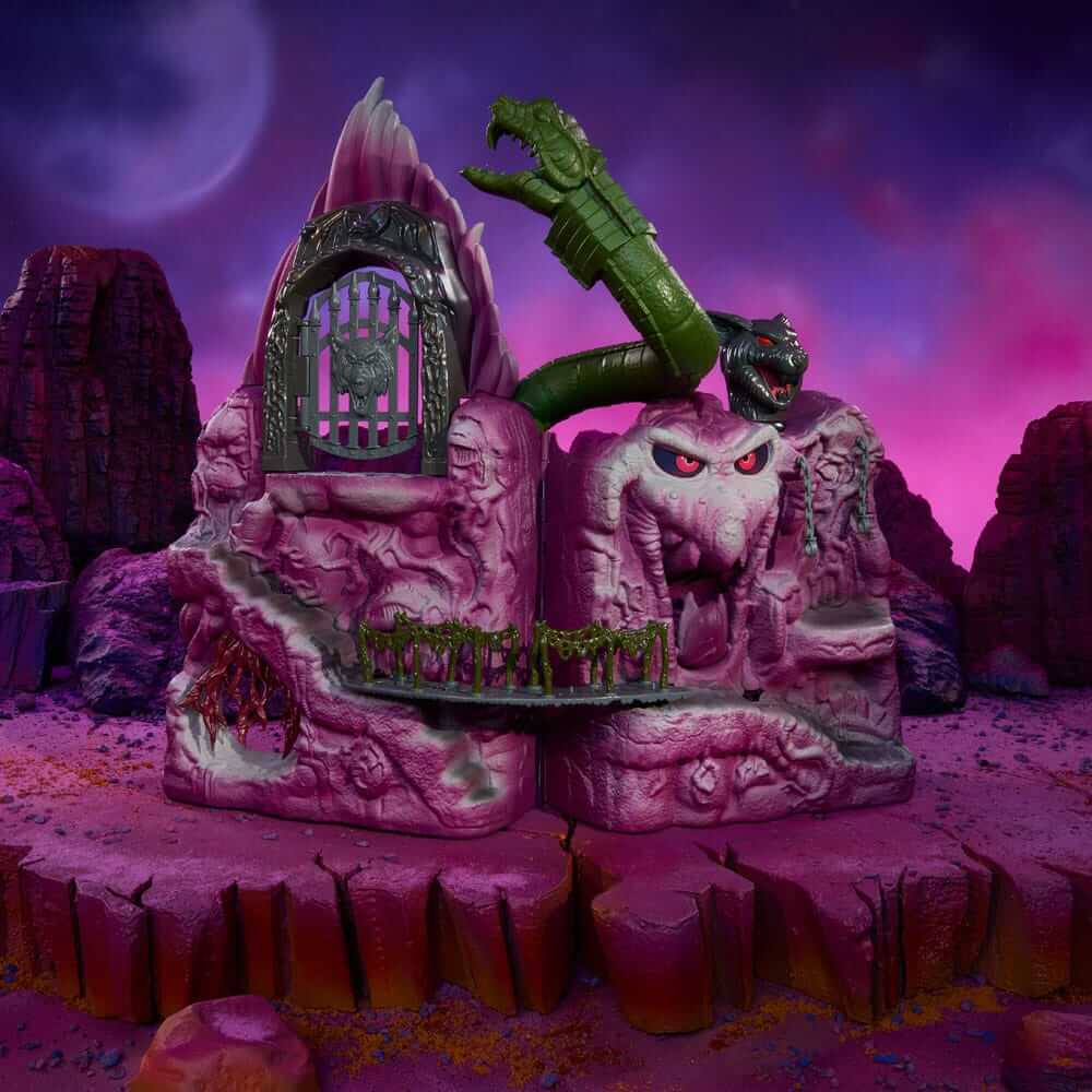 Pre-order August 2023 Masters of the Universe Snake Mountain Playset