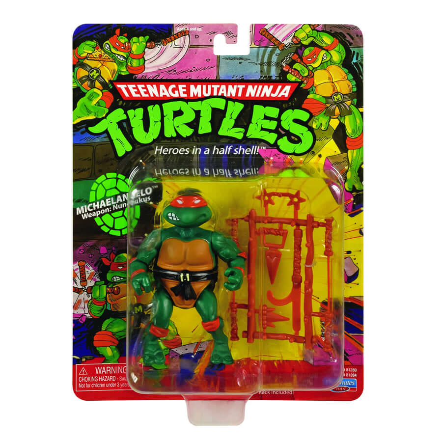TEENAGE MUTANT NINJA TURTLES CLASSIC BASIC ACTION FIGURES
Michaelangelo
