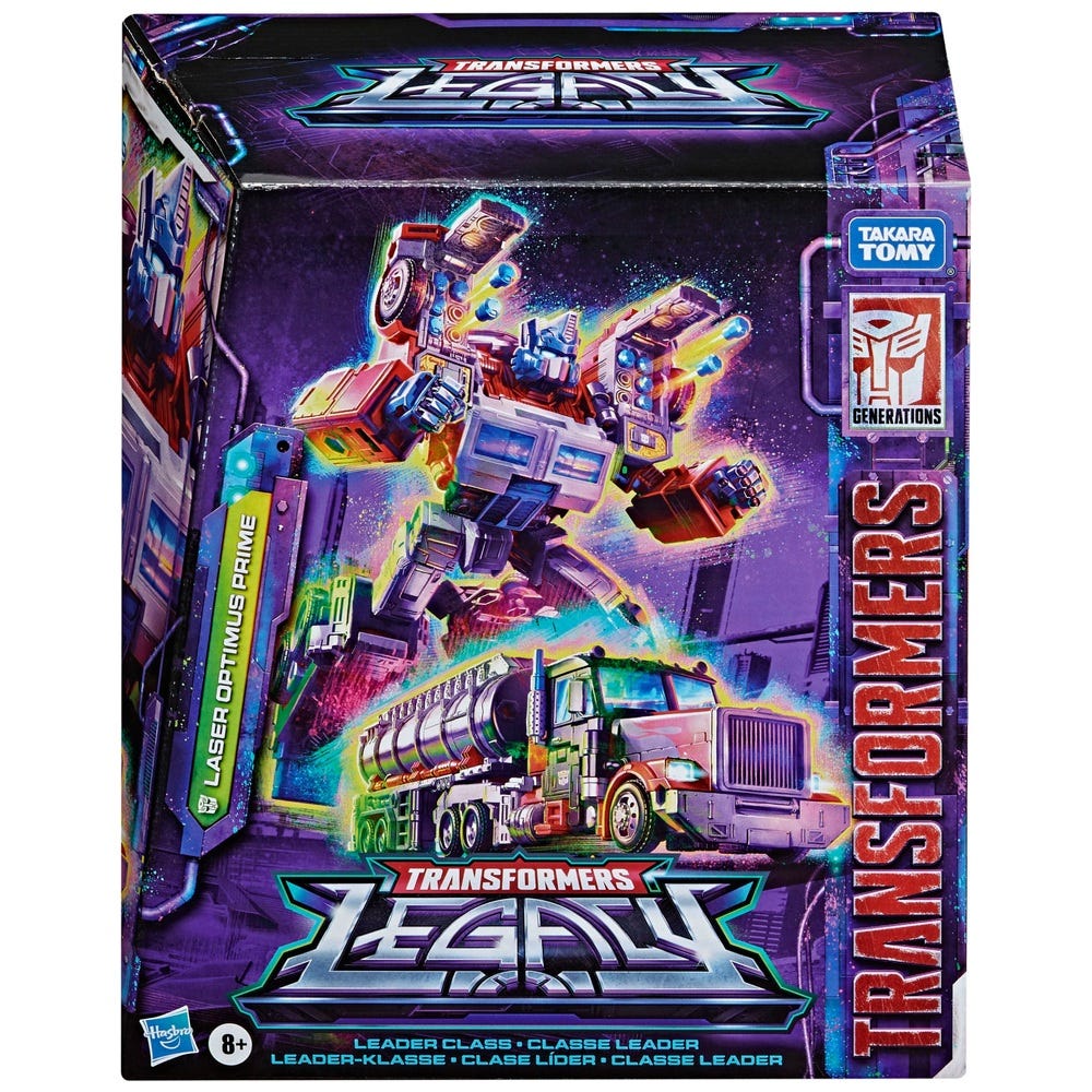 Transformers Generations Legacy Series Leader G2 Universe Laser Optimus Prime