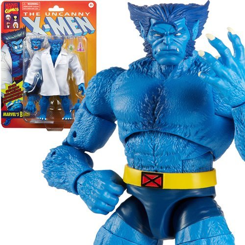 X-Men Retro Marvel Legends 6-Inch Beast Action Figure