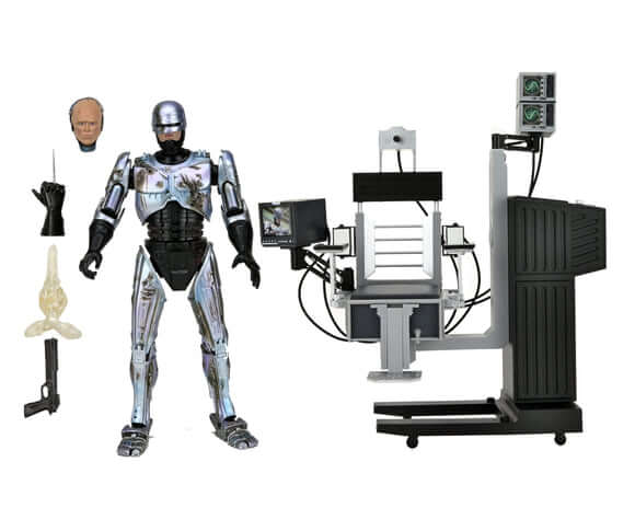 NECA Ultimate Battle Damaged Robocop with Chair