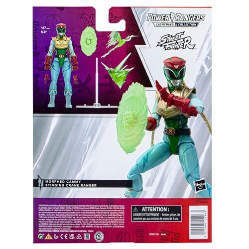 Power Rangers X Street Fighter Lightning Collection Morphed Cammy Stinging Crane Ranger 6-Inch Action Figure