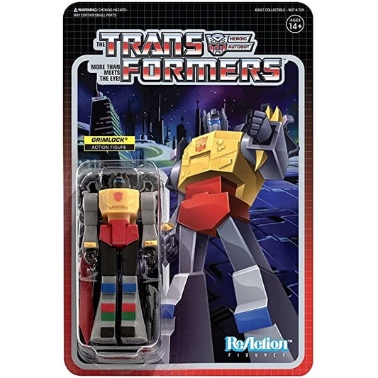 TRANSFORMERS REACTION ACTION FIGURE WAVE 2 - GRIMLOCK (Damaged Packaging)