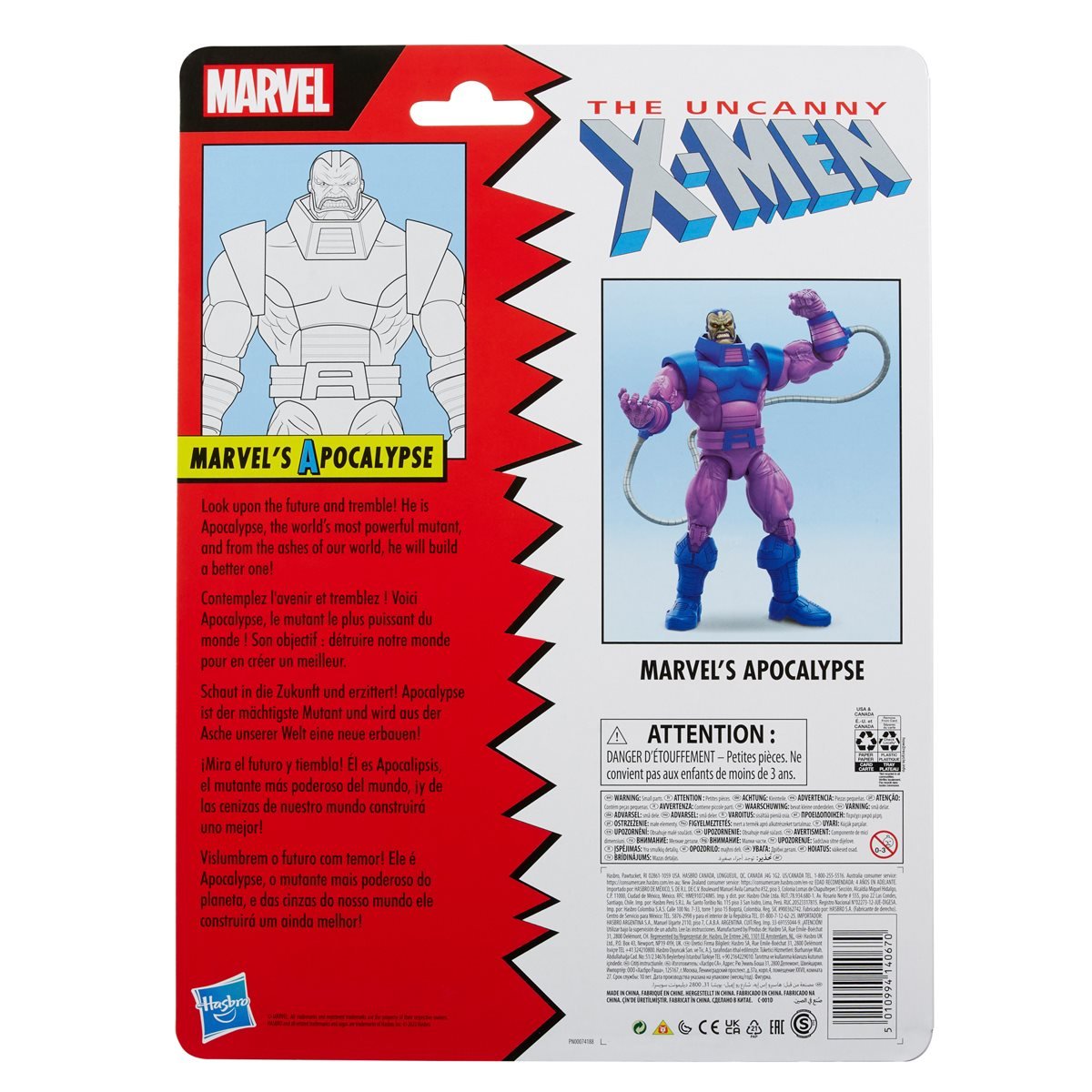 X-Men Retro Marvel Legends Apocalypse 6-Inch Action Figure