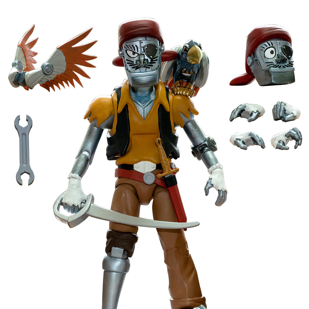 Thundercats Ultimates Action Figure Wave 3 Captain Cracker the Robotic Pirate Scoundrel 18 cm
