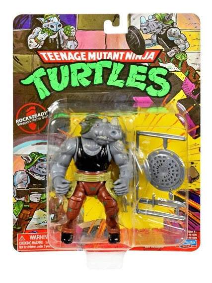 TMNT CLASSIC 4 INCH MUTANT FIGURE ROCKSTEADY
