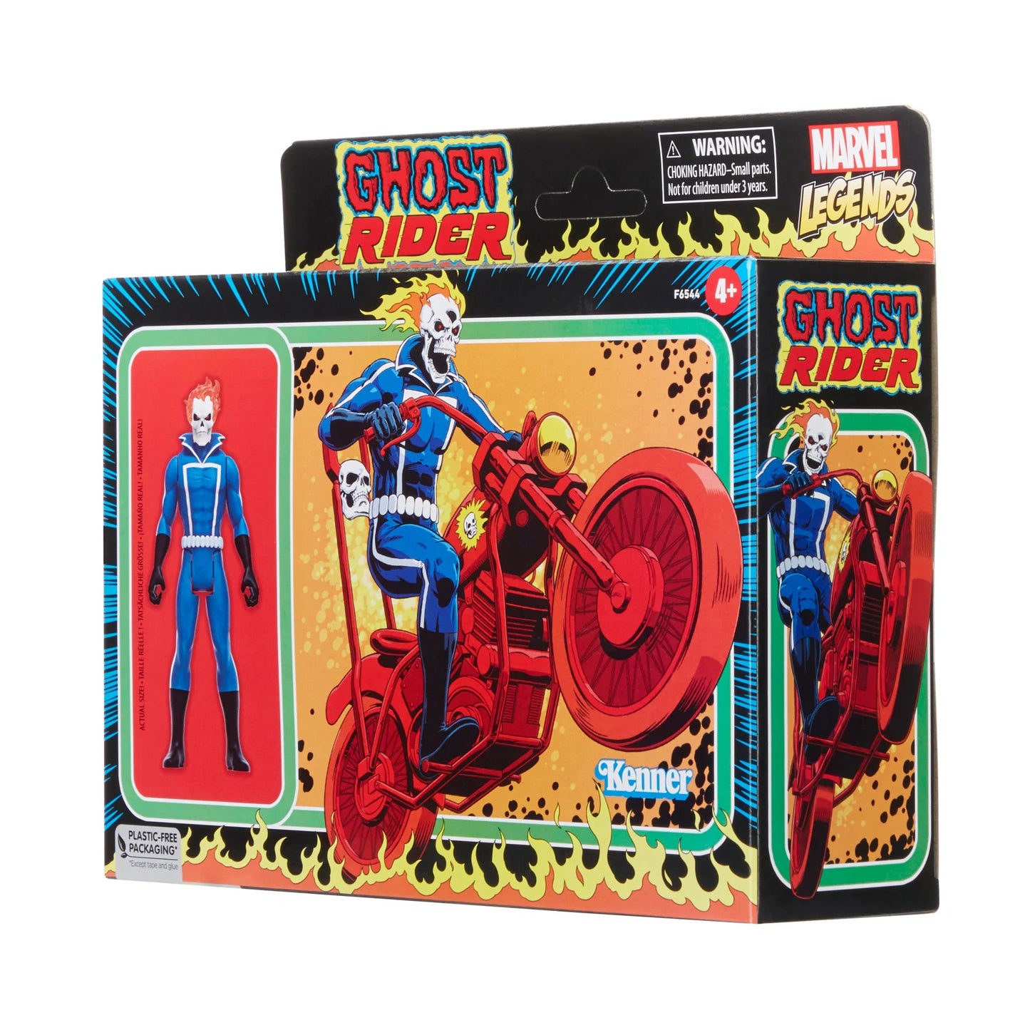 Marvel Legends: Retro Collection Action Figure & Vehicle: Ghost Rider
