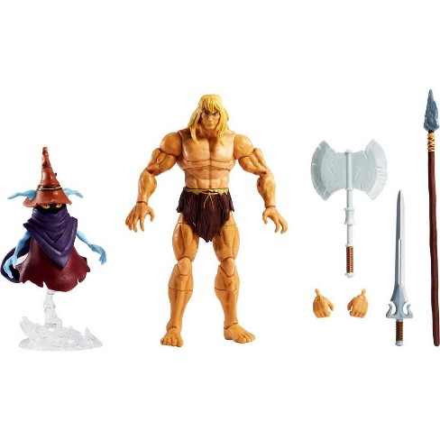 Masters Of The Universe: Revelation: Masterverse Action Figure Deluxe: Savage He-Man & Orko
(Slight tear in package - see product pictures)