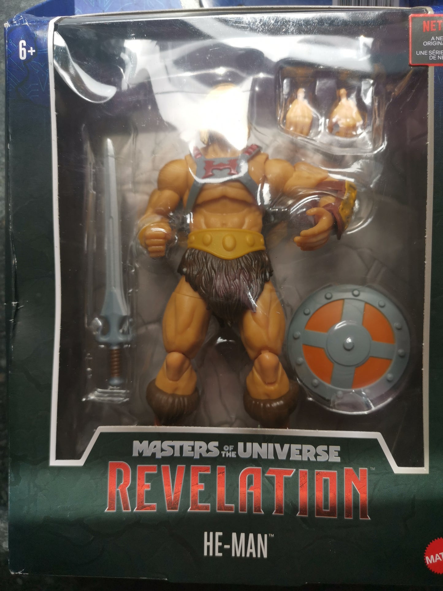 Masters Of The Universe: Revelation: Masterverse Action Figure: He-Man (damaged packaging - see product pictures)