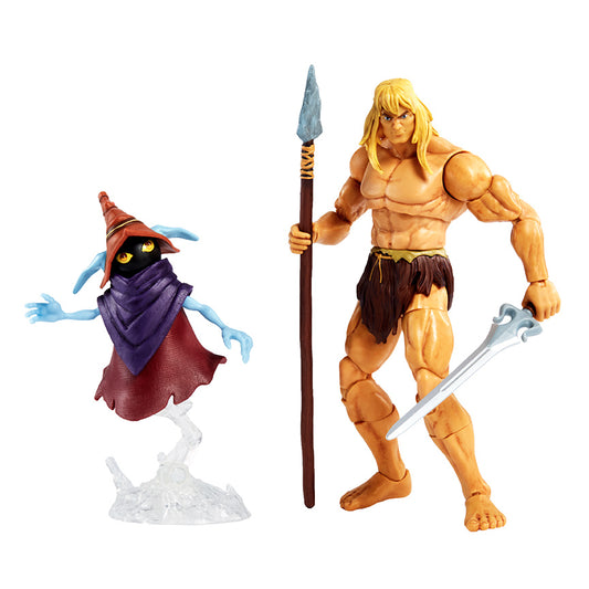 Masters Of The Universe: Revelation: Masterverse Action Figure Deluxe: Savage He-Man & Orko
(Slight tear in package - see product pictures)