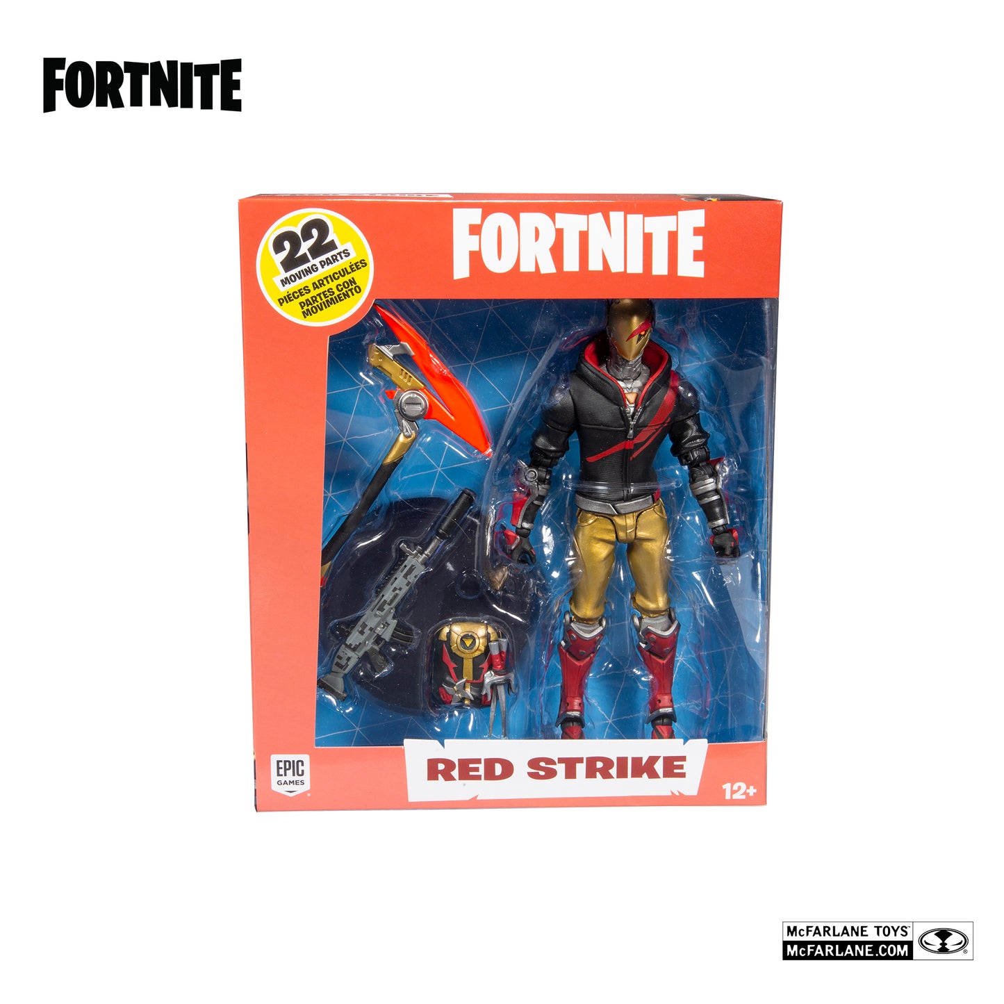 Mcfarlane Fortnite Red Strike 7 Inch Action Figure