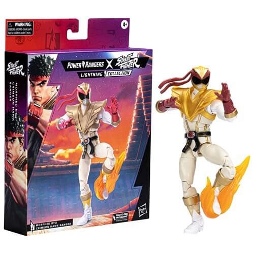 Power Rangers X Street Fighter Lightning Collection Morphed Ryu Crimson Hawk Ranger 6-Inch Action Figure
