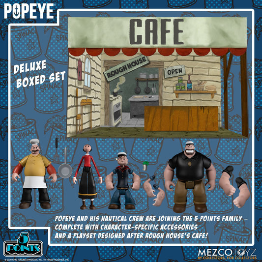 Mezco Popeye Classic Comic Strip Deluxe Box Set