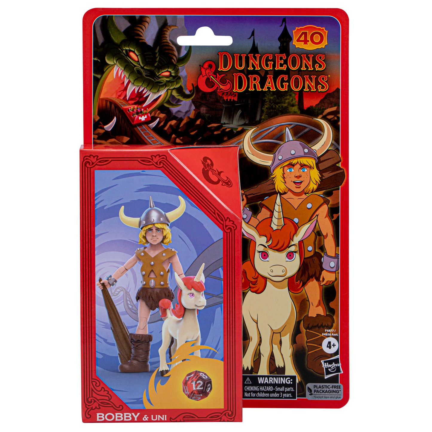 Dungeons & Dragons Cartoon Classics Bobby and Uni Action Figures