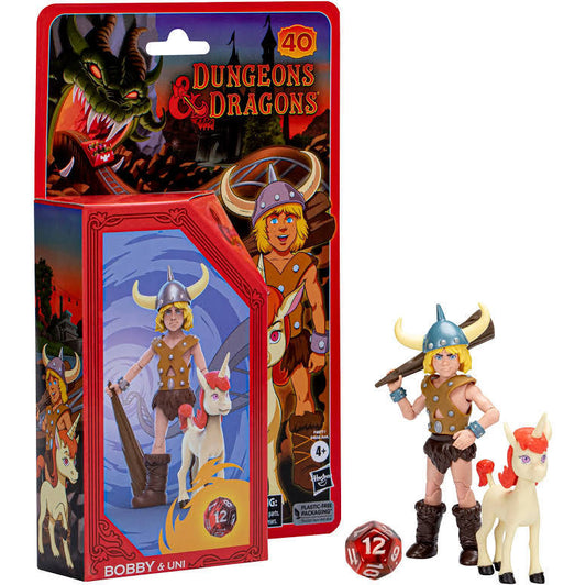 Dungeons & Dragons Cartoon Classics Bobby and Uni Action Figures