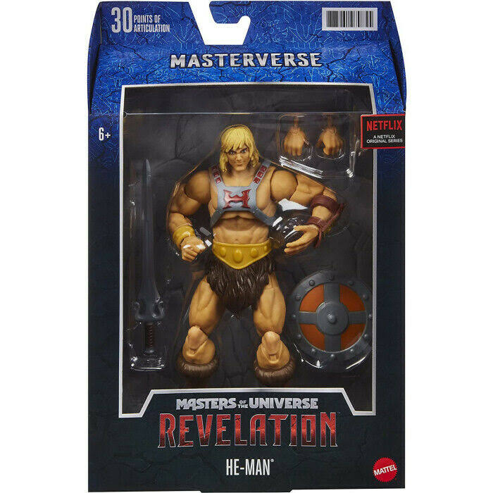 Masters Of The Universe: Revelation: Masterverse Action Figure: He-Man (damaged packaging - see product pictures)