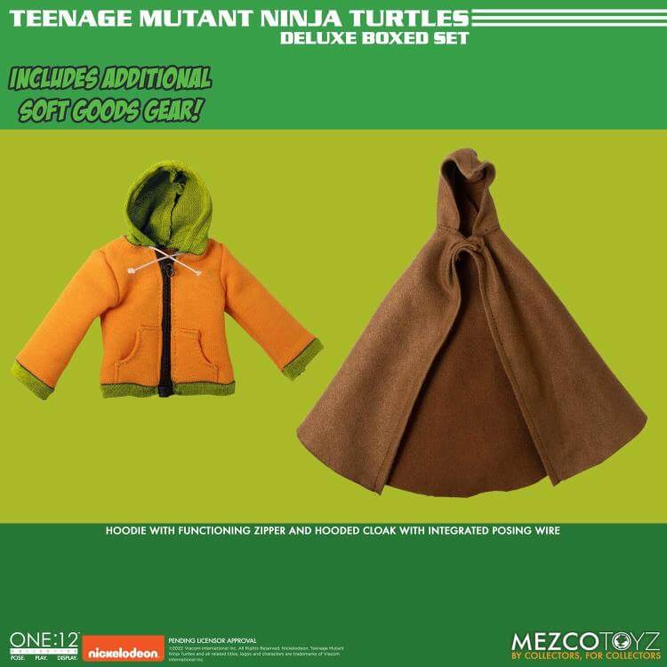Pre-order Feb 2024 Mezco Teenage Mutant Ninja Turtles Deluxe Boxed Set