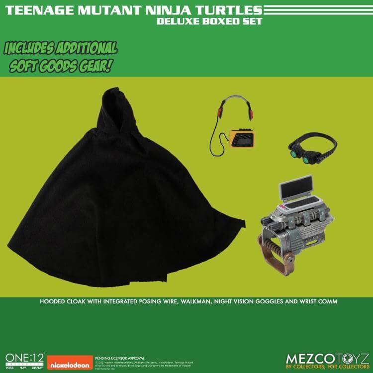Pre-order Feb 2024 Mezco Teenage Mutant Ninja Turtles Deluxe Boxed Set