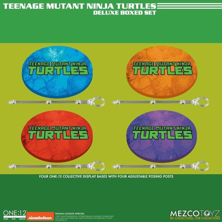 Pre-order Feb 2024 Mezco Teenage Mutant Ninja Turtles Deluxe Boxed Set