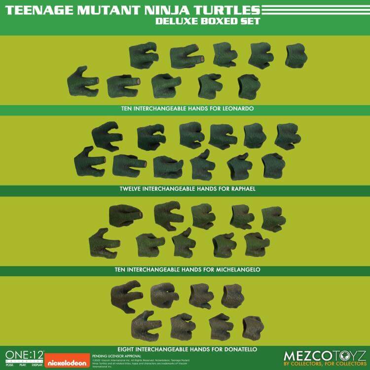 Pre-order Feb 2024 Mezco Teenage Mutant Ninja Turtles Deluxe Boxed Set